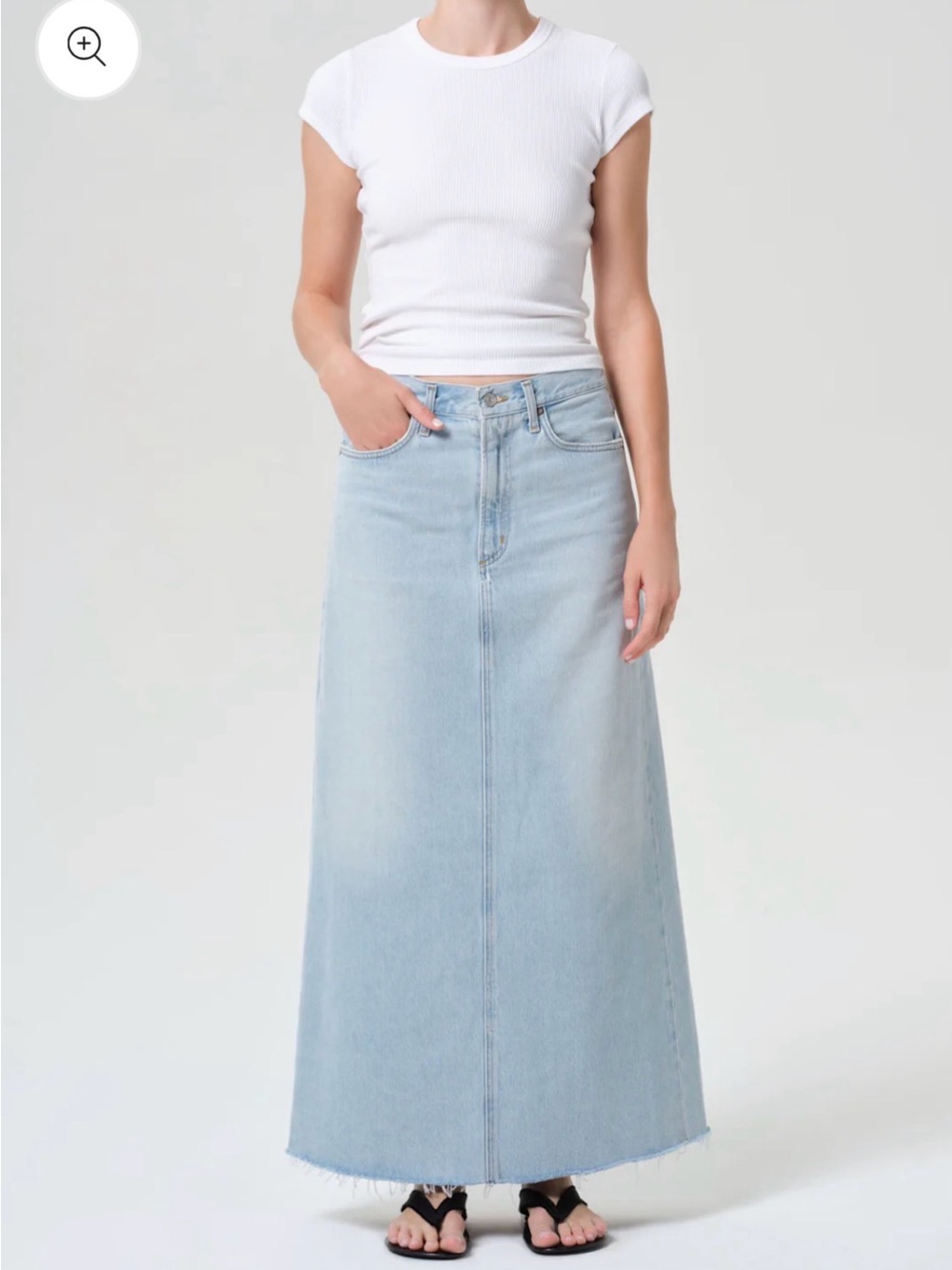 AGOLDE Hilla Skirt - color: Practice - size 27
